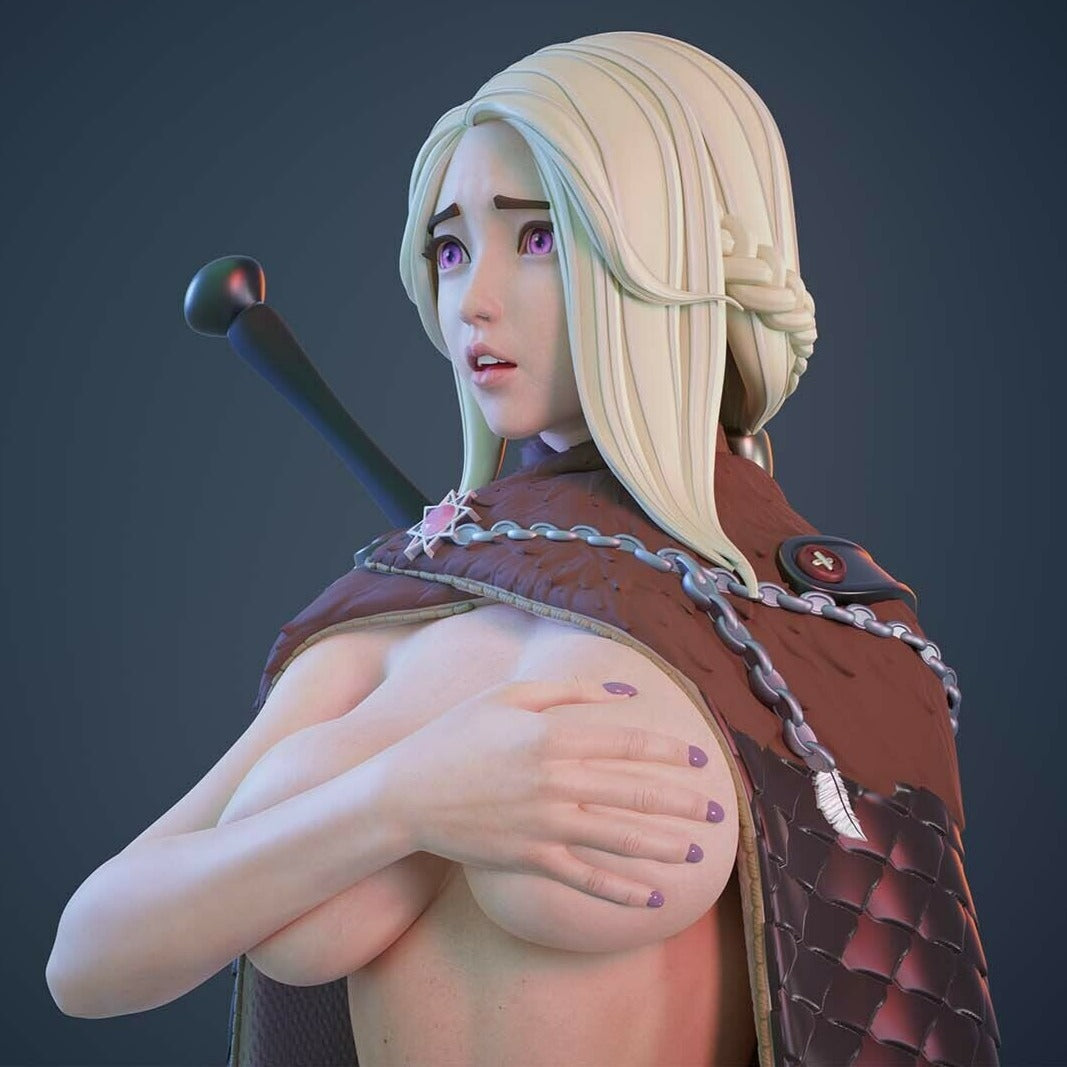 1620 Woman Warrior NSFW - STL 3D Print Files