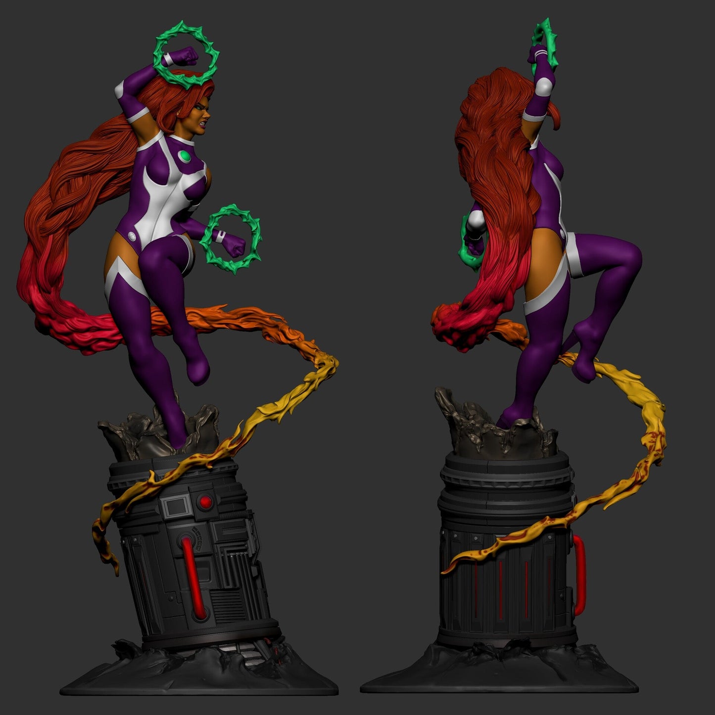 1373 Starfire - DC Comics - STL 3D Print Files