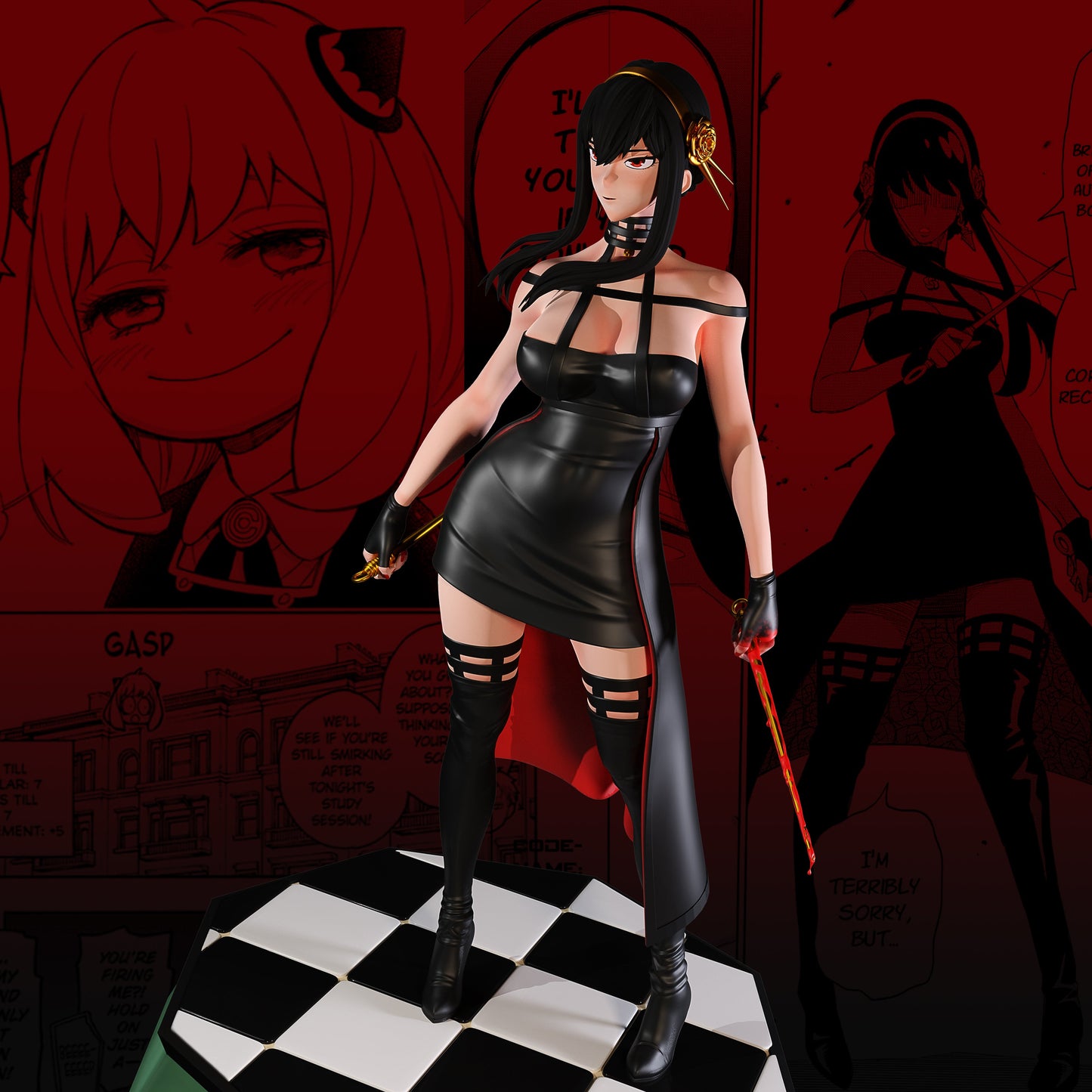 1364 Yor Forger NSFW and Anya Forger - Spy x Family - STL 3D Print Files