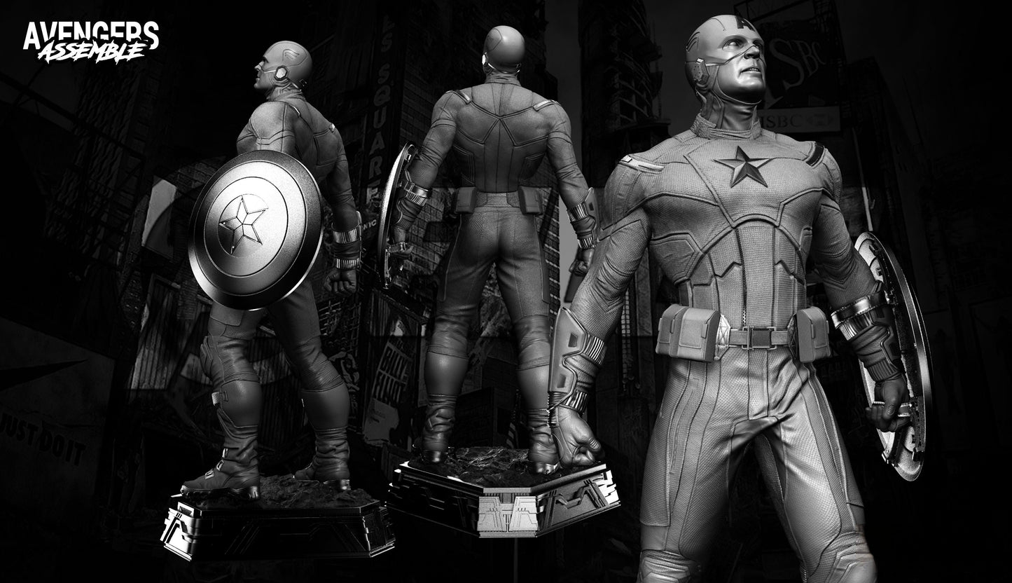 Captain America Avengers 2012 - STL 3D Print Files