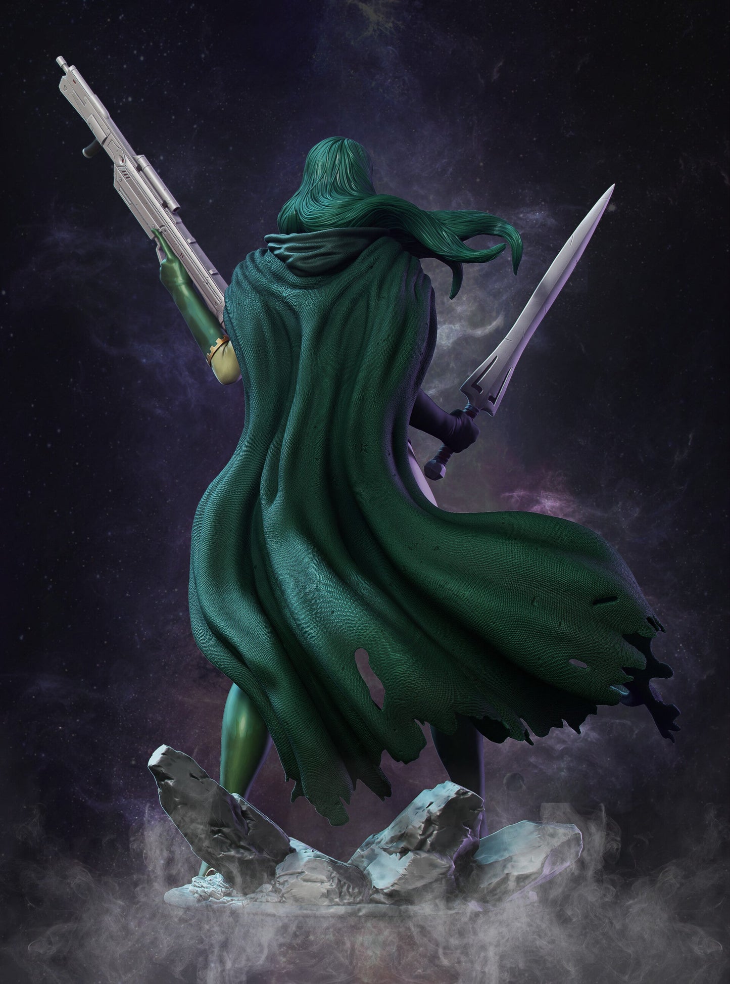 1383 Gamora - Guardians of the Galaxy - STL 3D Print Files