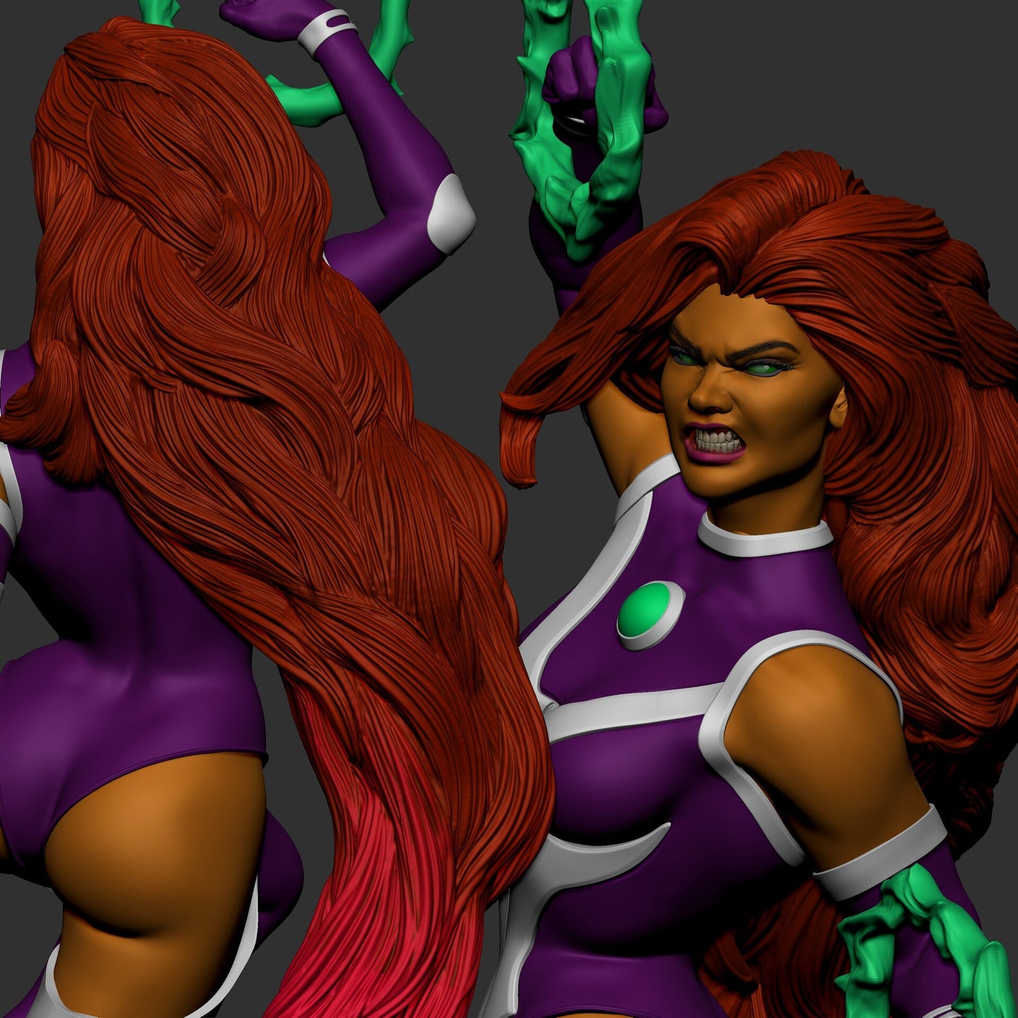 1373 Starfire - DC Comics - STL 3D Print Files