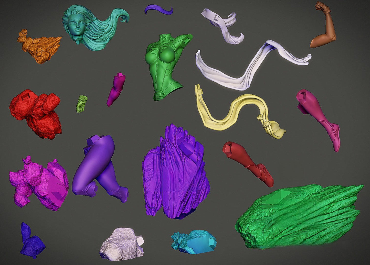 1500 Captain Marvel - Marvel Comics - STL 3D Print Files