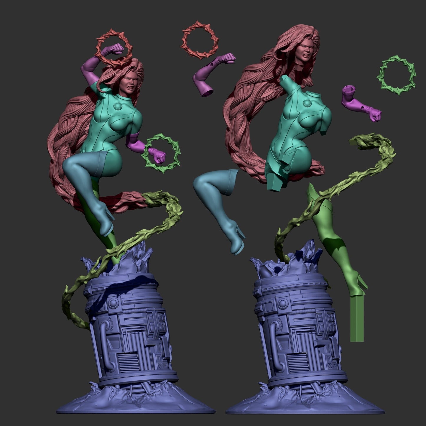 1373 Starfire - DC Comics - STL 3D Print Files