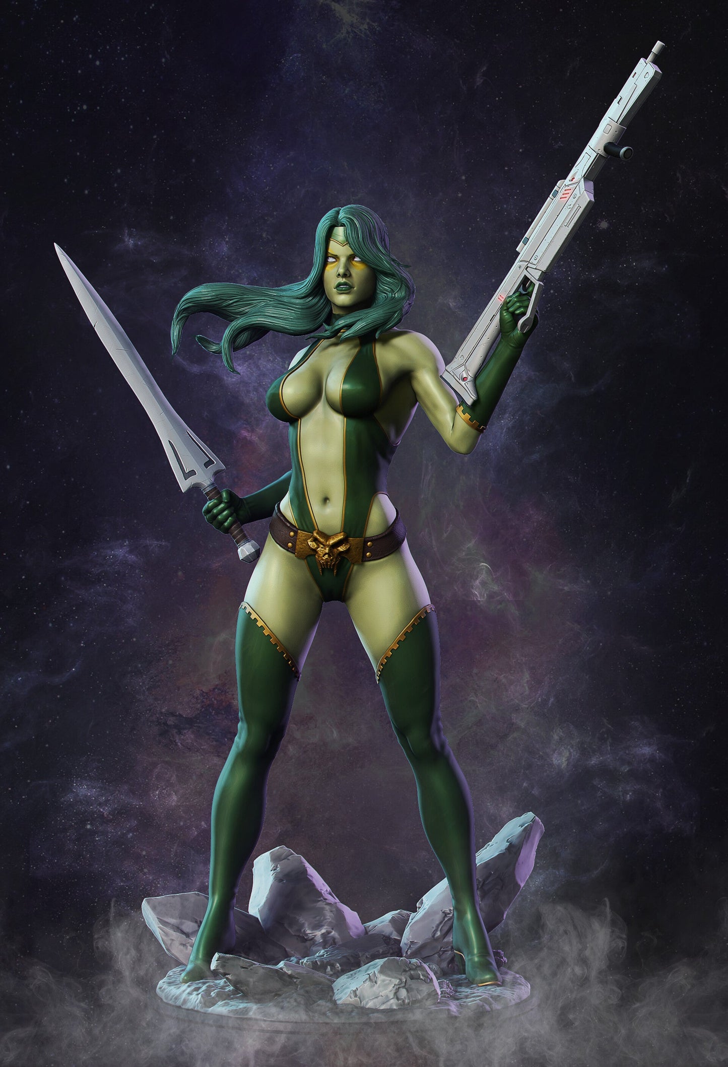 1383 Gamora - Guardians of the Galaxy - STL 3D Print Files