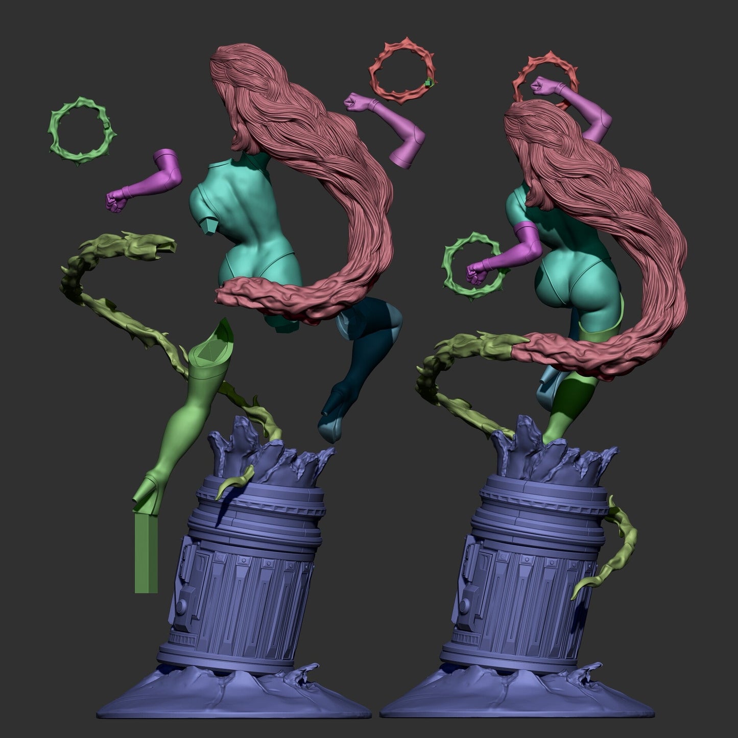 1373 Starfire - DC Comics - STL 3D Print Files