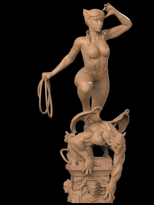 1504 Catwoman NSFW - DC Comics - STL 3D Print Files