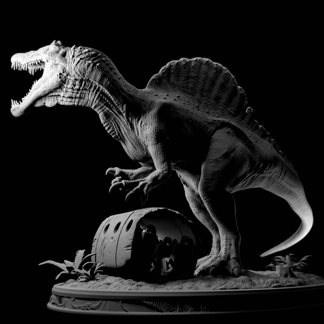 Spinosaurus - Jurassic Park - STL 3D Print Files