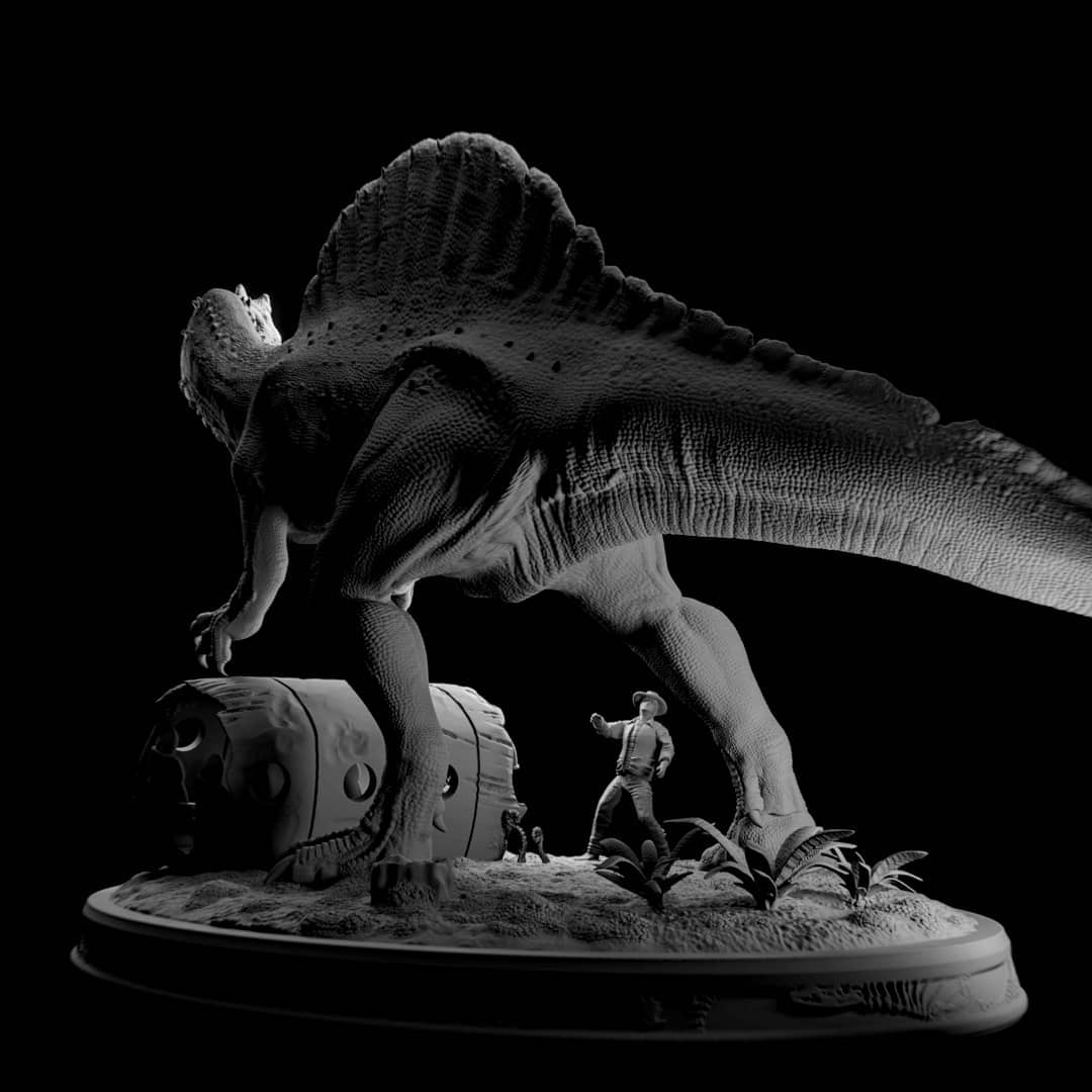 Spinosaurus - Jurassic Park - STL 3D Print Files