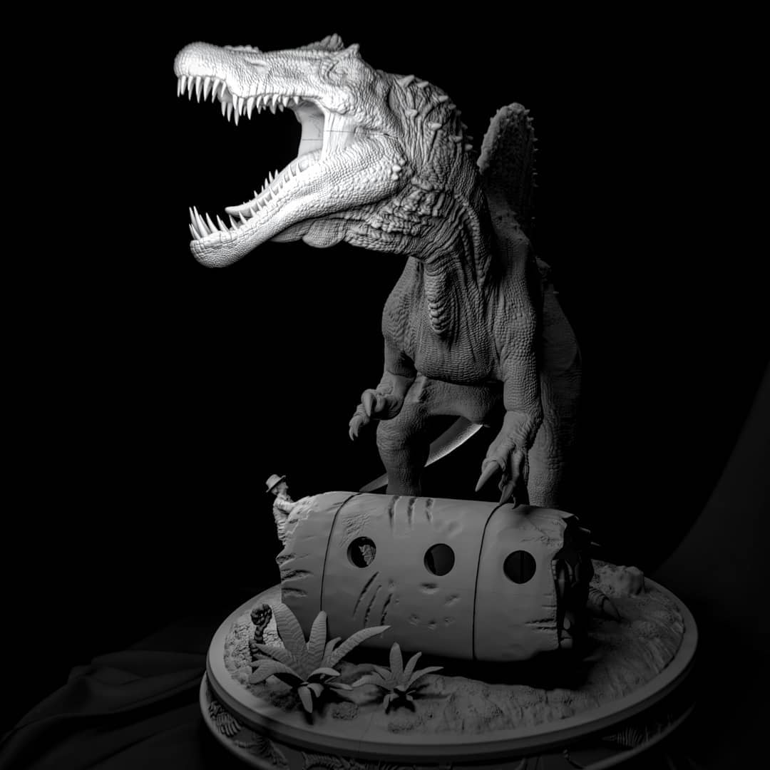 Spinosaurus - Jurassic Park - STL 3D Print Files