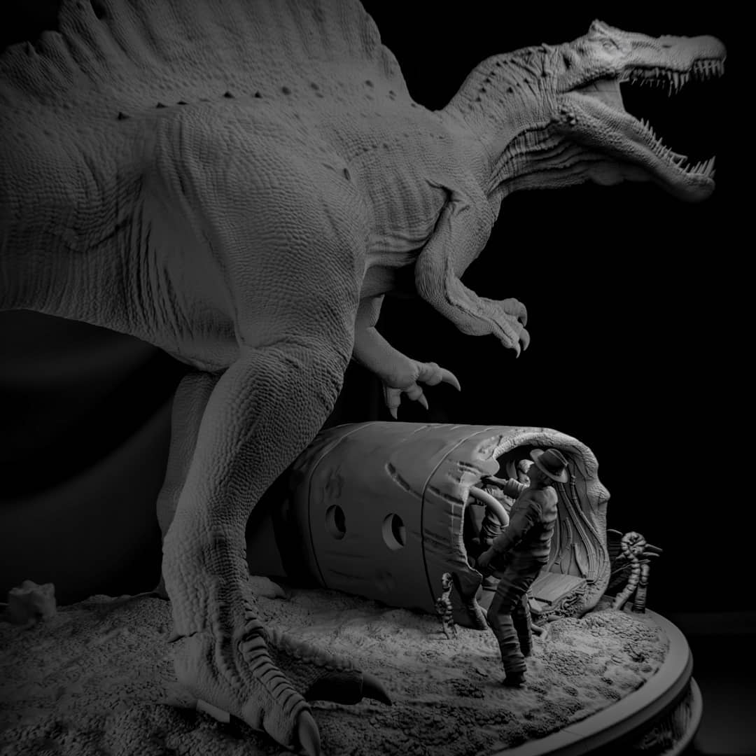 Spinosaurus - Jurassic Park - STL 3D Print Files