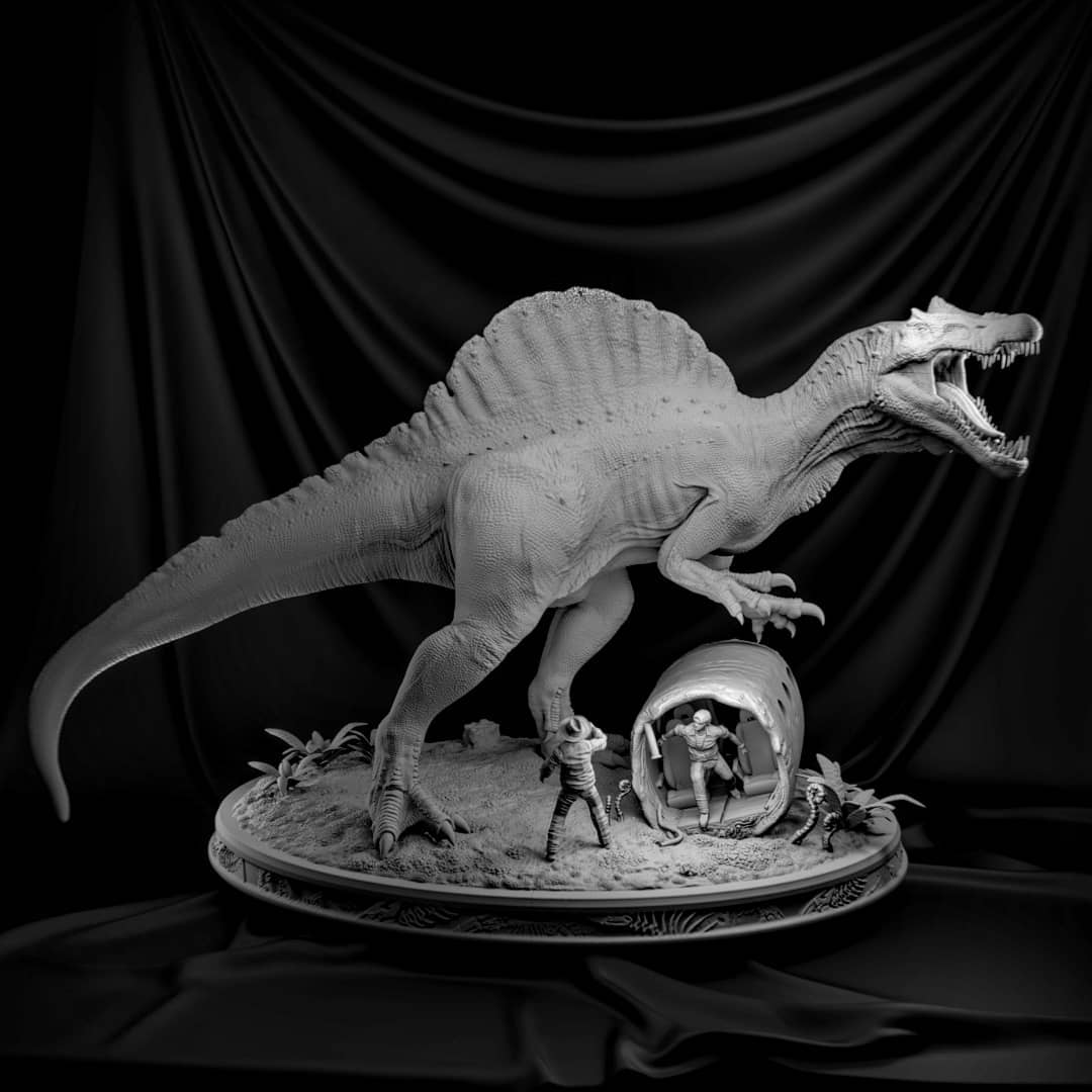 Spinosaurus - Jurassic Park - STL 3D Print Files
