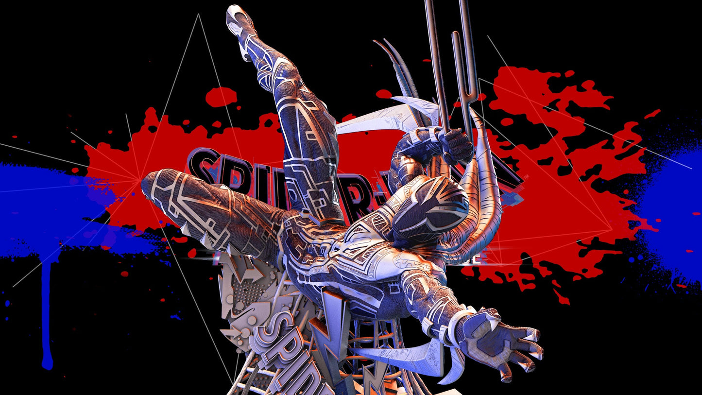 1536 Spiderman 2099 - Spiderverse - STL 3D Print Files