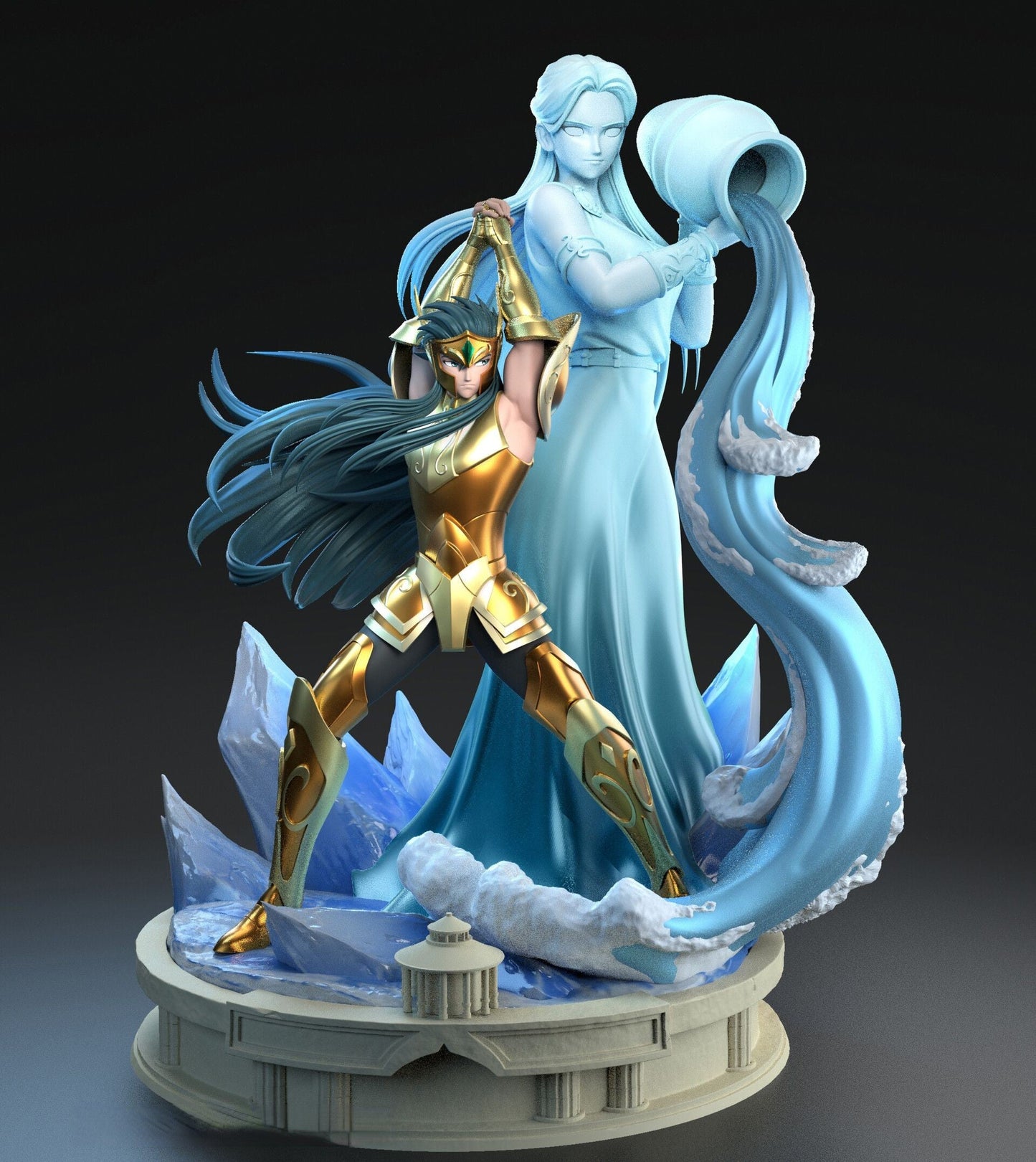 Aquarius Camus - Saint Seiya - STL 3D Print Files