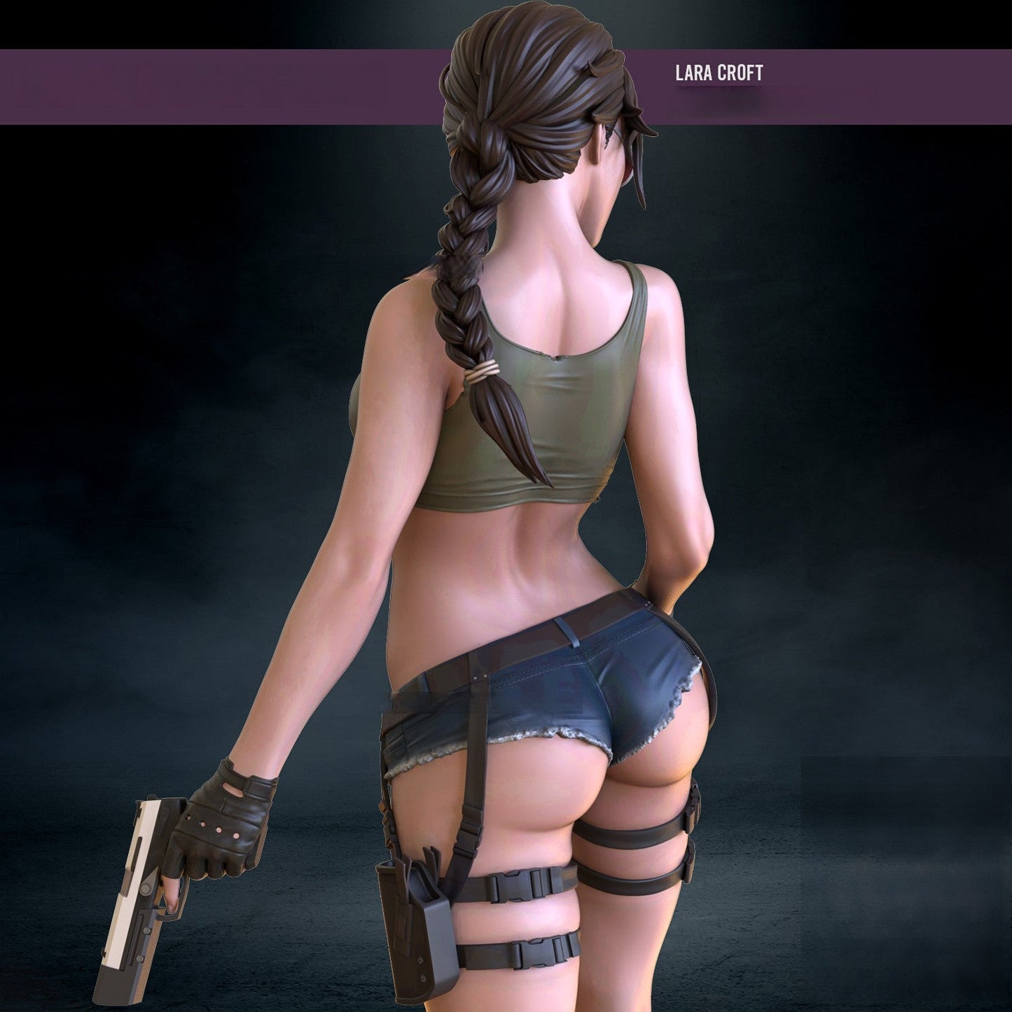 1530 Lara Croft NSFW - Tomb Raider - STL 3D Print Files