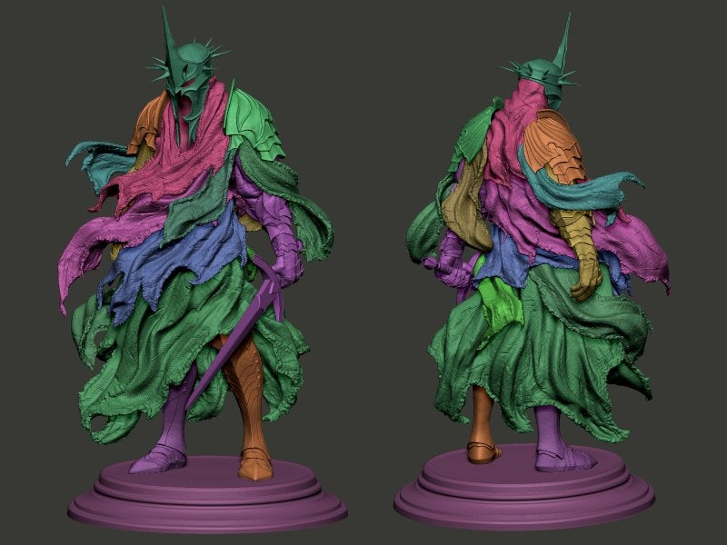 The Witch King of Angmar - Lord Of The Rings - STL 3D Print Files