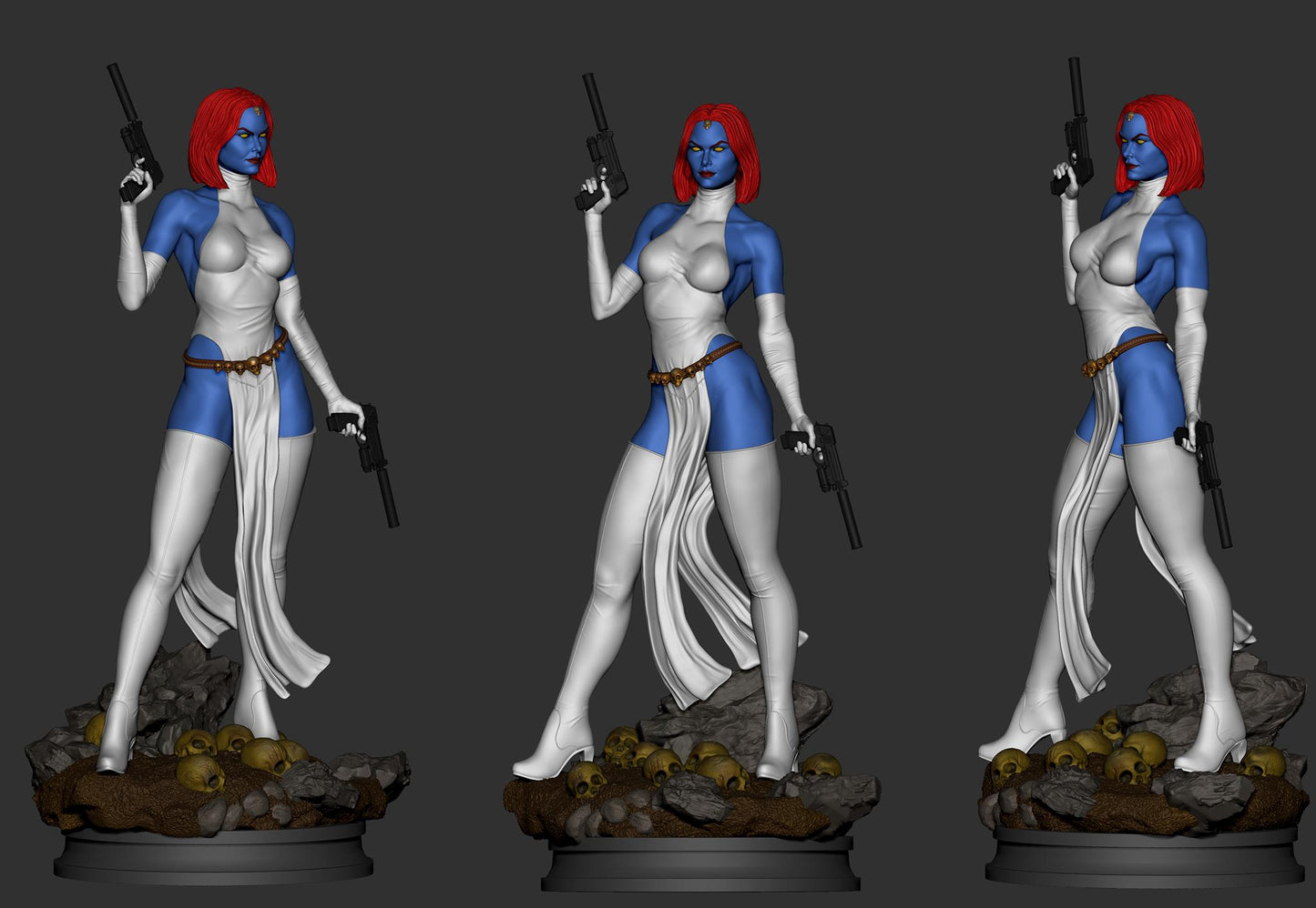 1422 Mystique - X-Men - STL 3D Print Files