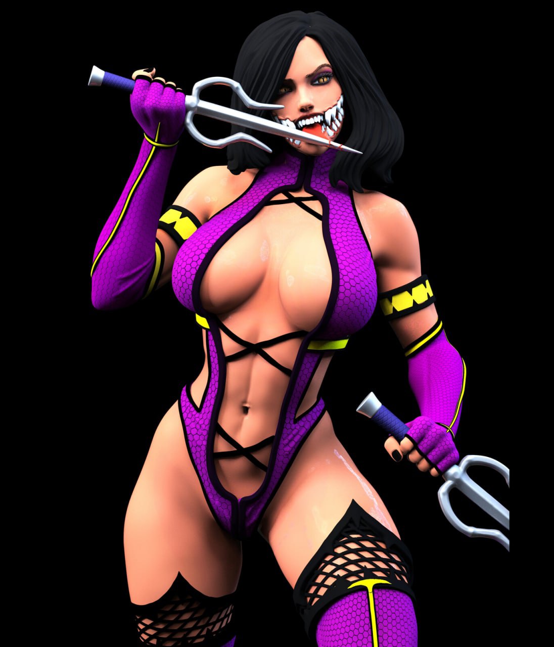 1610 Mileena NSFW - Mortal Kombat - STL 3D Print Files