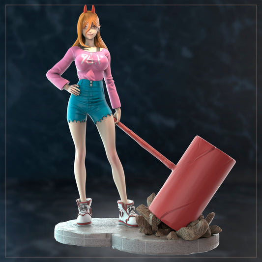 1297 Power NSFW - Chainsaw Man - STL 3D Print Files