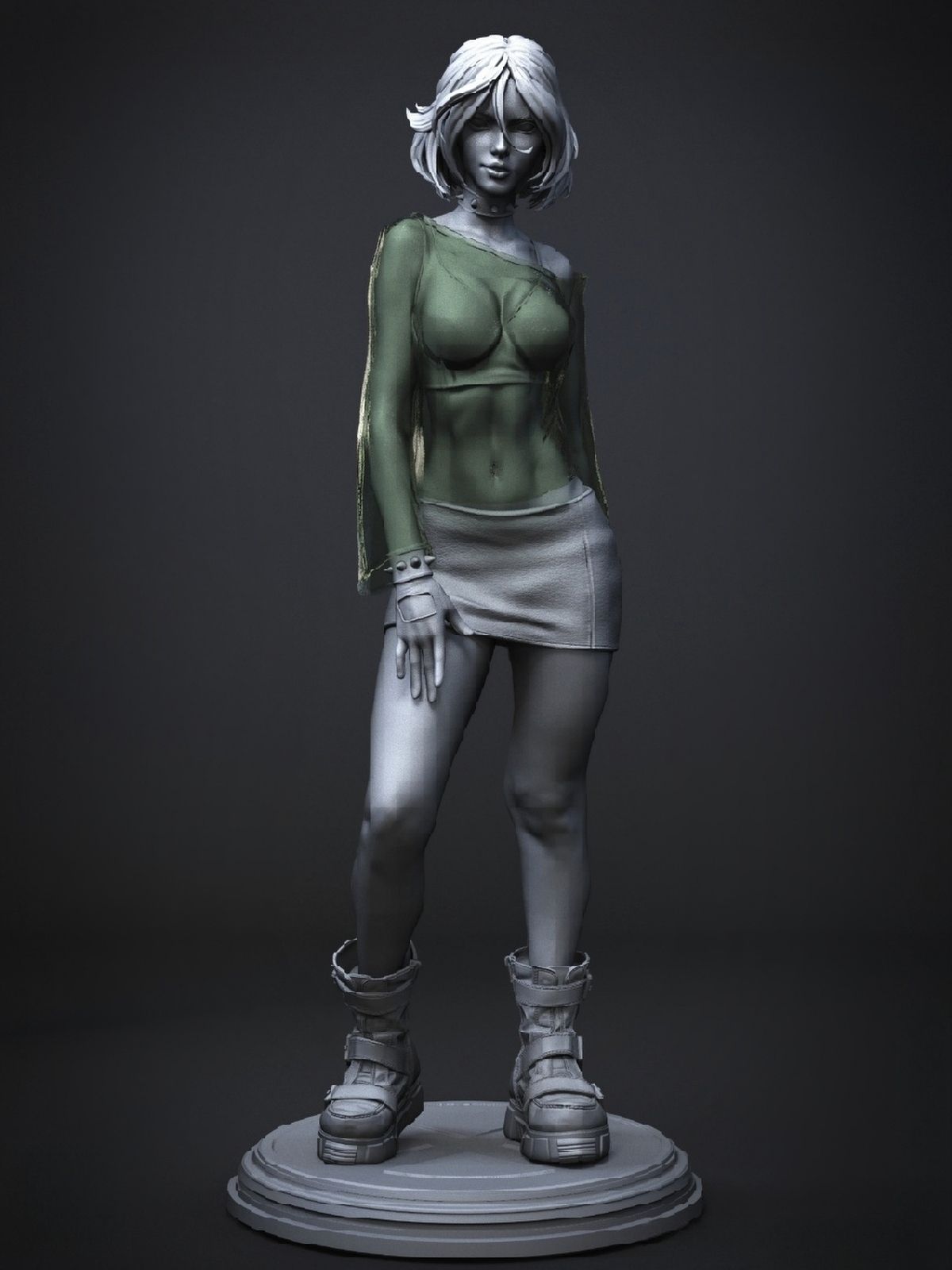 1296 Rogue - X-Men Evolution - STL 3D Print Files