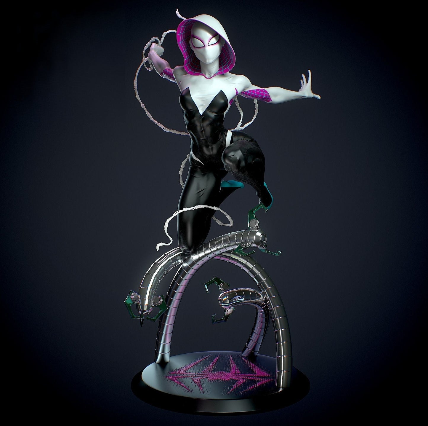 1427 Spider Gwen NSFW - STL 3D Print Files