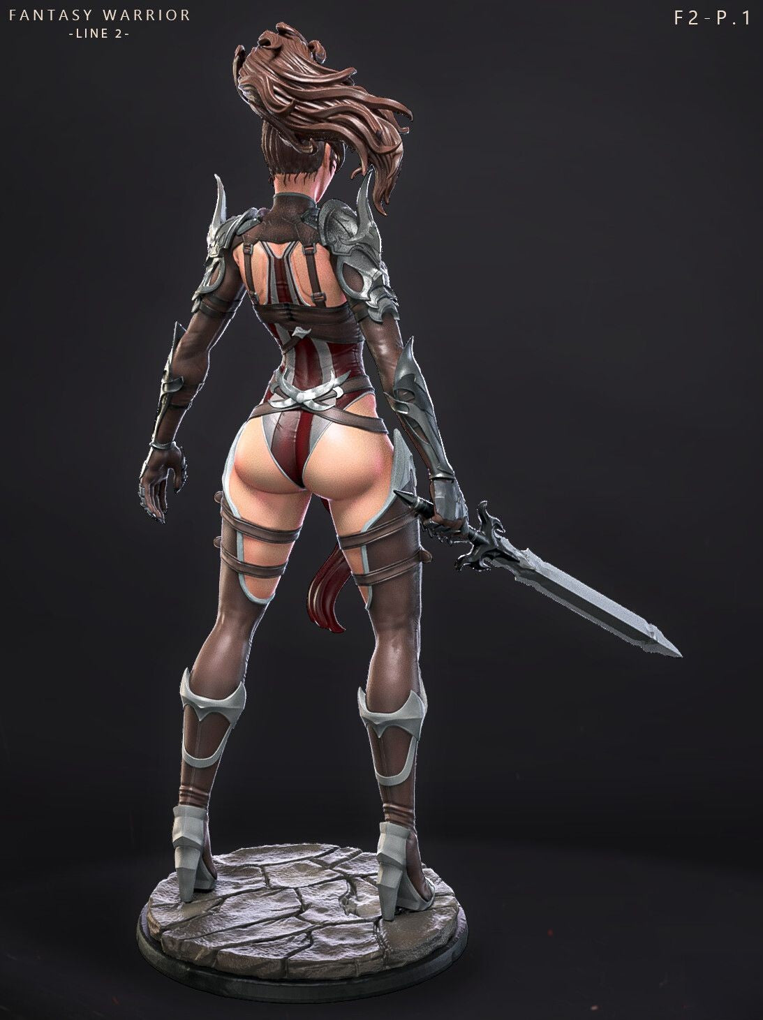 Fantasy Warrior - Astrith - STL 3D Print Files