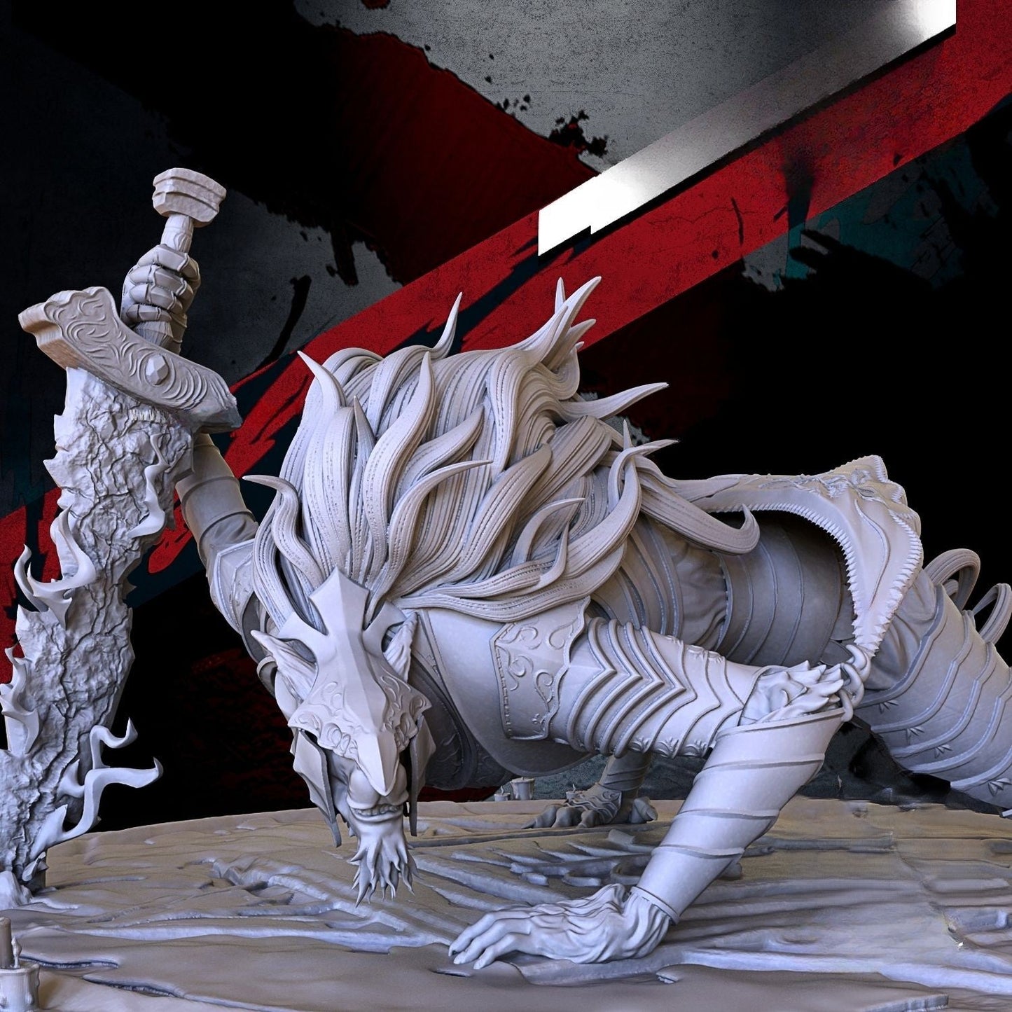 Queen Marika NSFW and Maliketh - Elden Ring - STL 3D Print Files