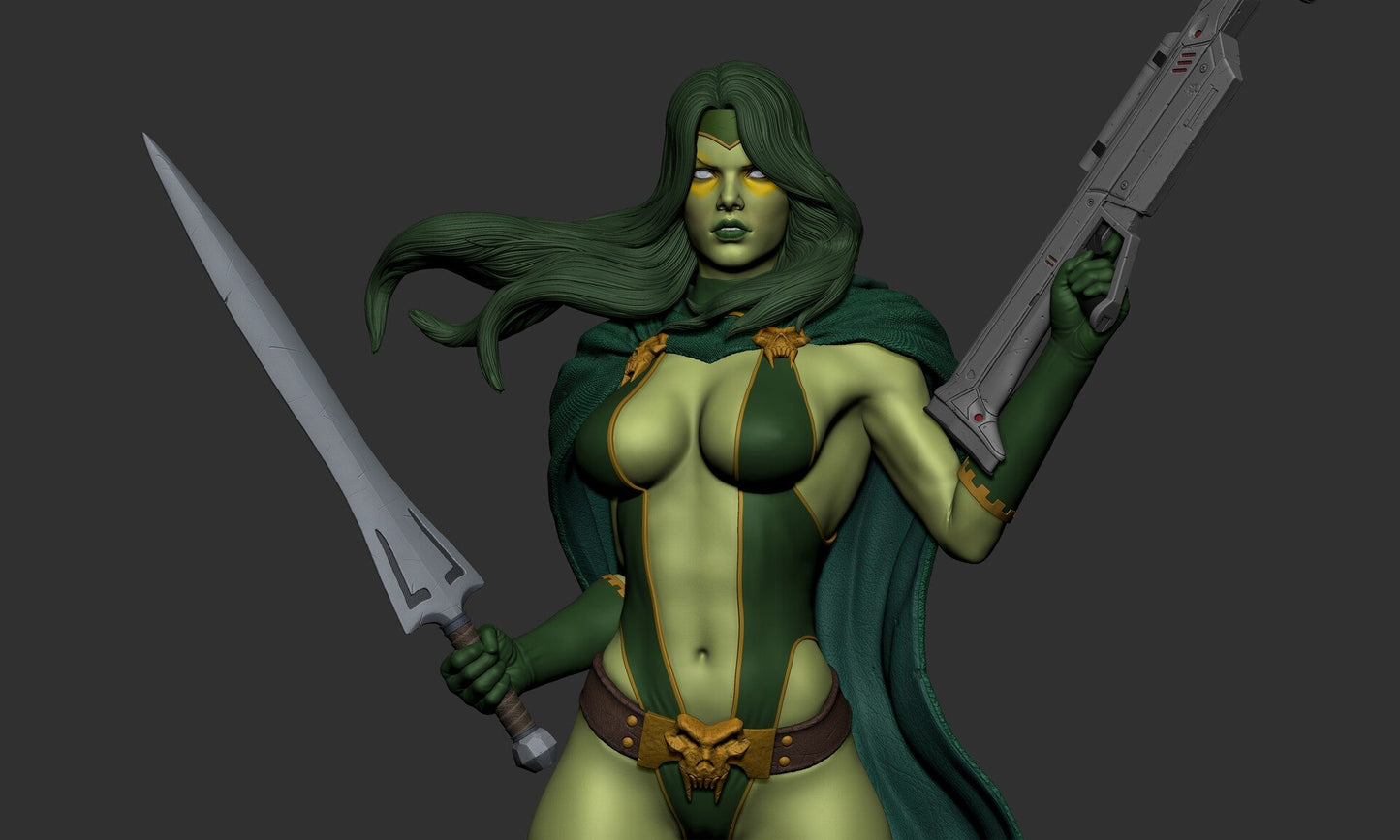 1383 Gamora - Guardians of the Galaxy - STL 3D Print Files