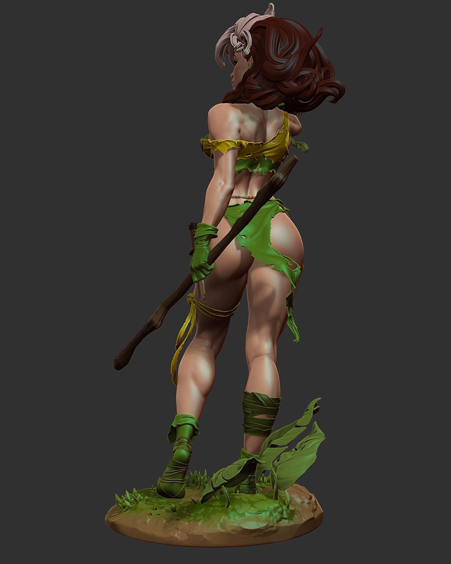 Rogue Savage Land NSFW - X-men - STL 3D Print Files