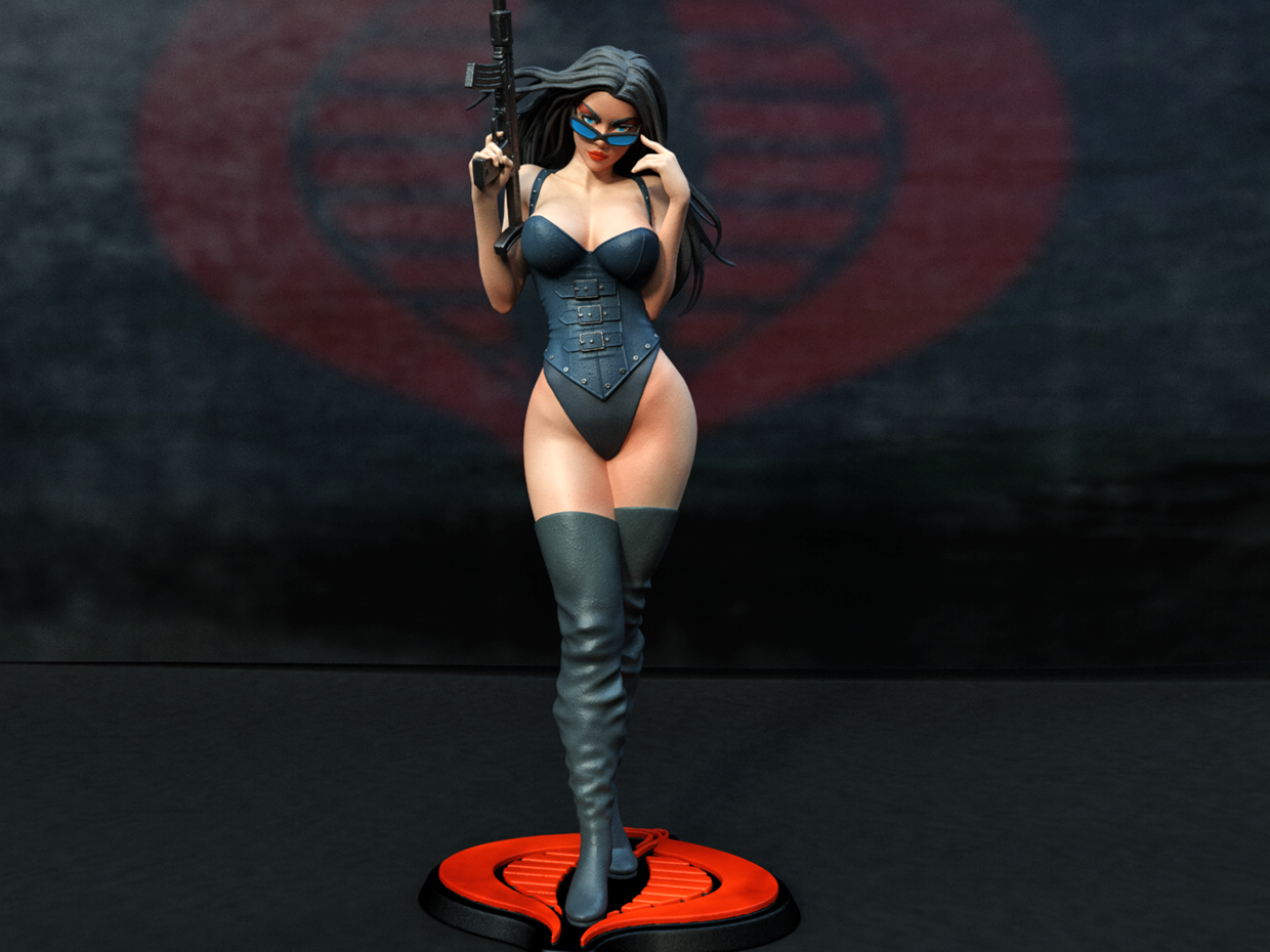 1261 Baroness NSFW - G.I. Joe - STL 3D Print Files