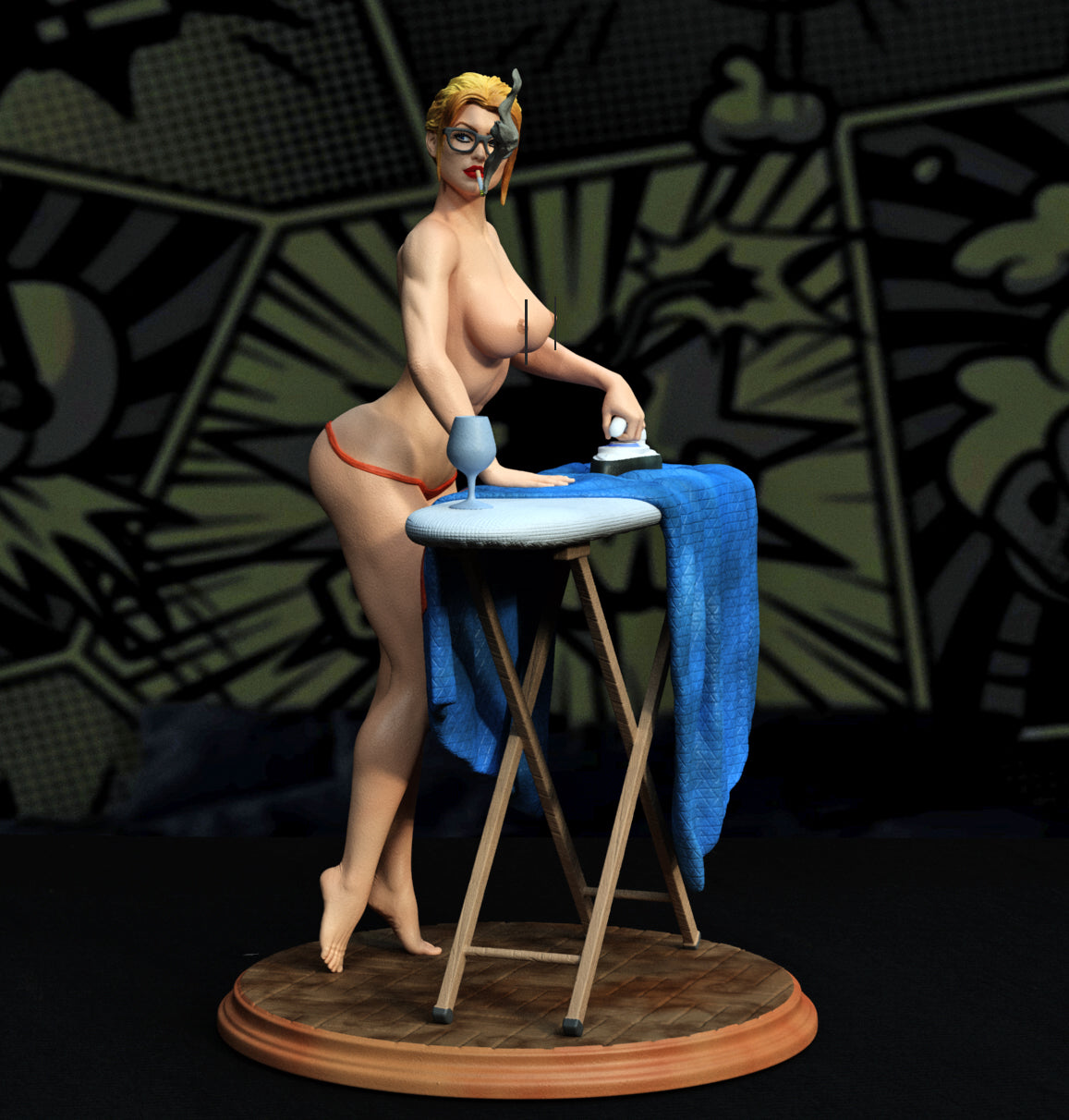 1354 Supergirl NSFW - STL 3D Print Files