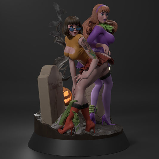 Daphne and Velma NSFW - Scooby-Doo - STL 3D Print Files