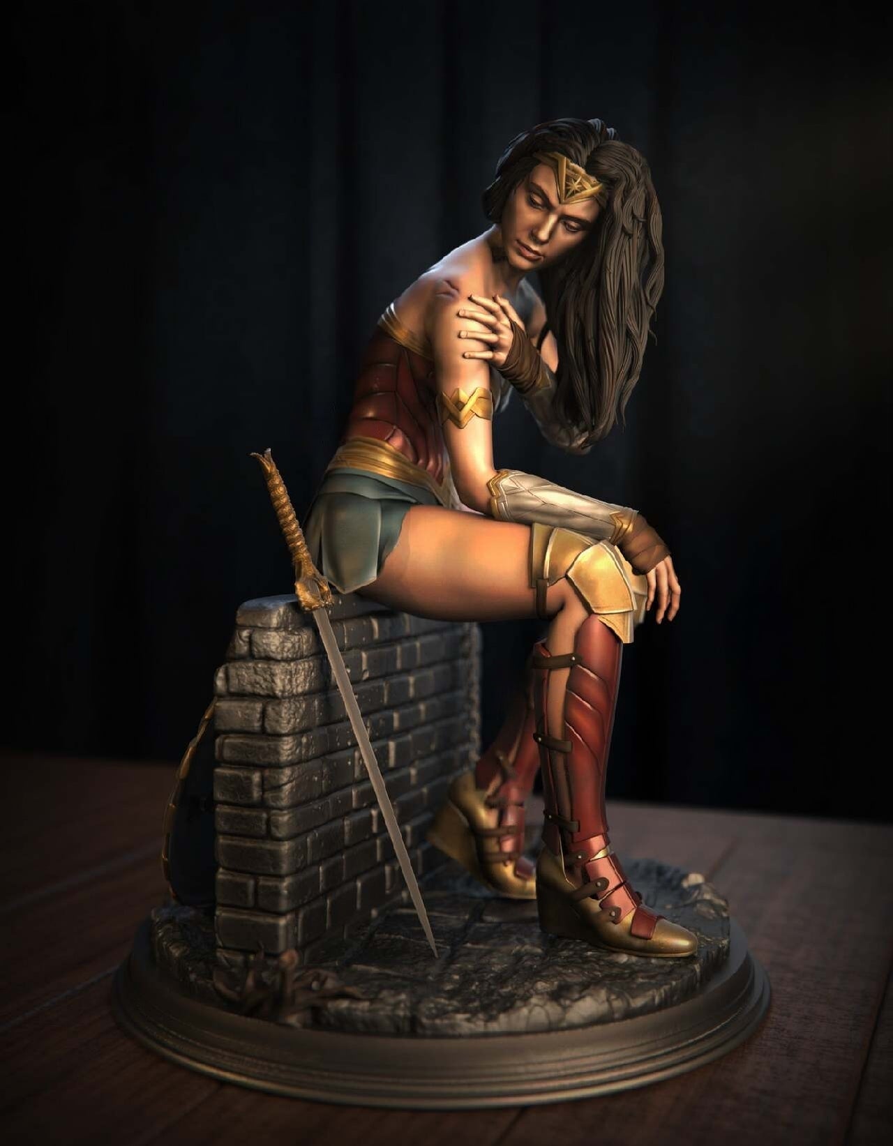 1846 Wonder Woman NSFW - Gal Gadot - STL 3D Print Files
