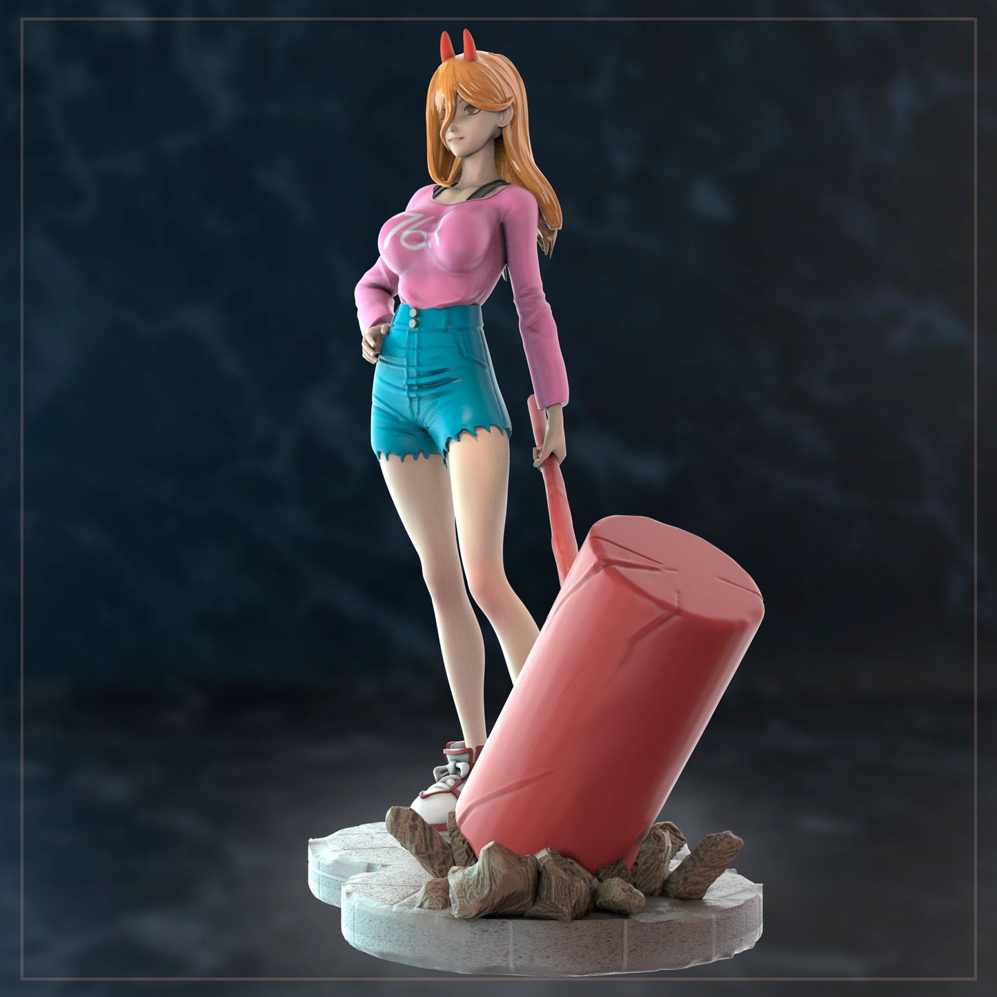 1297 Power NSFW - Chainsaw Man - STL 3D Print Files