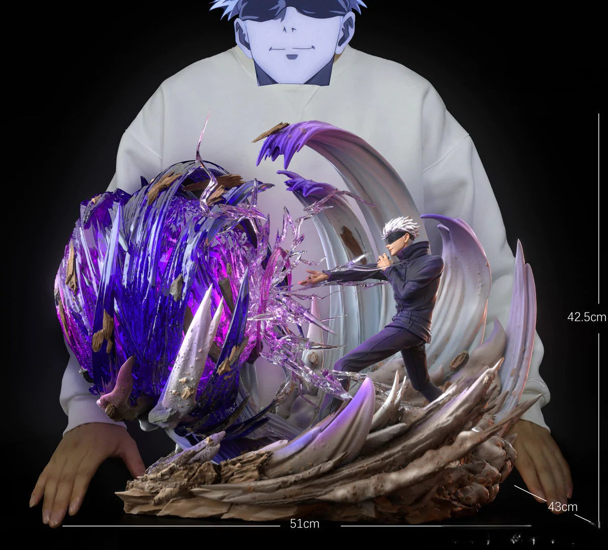 Satoru Gojo Hollow Purple - Jujutsu Kaisen STL 3D Print Files