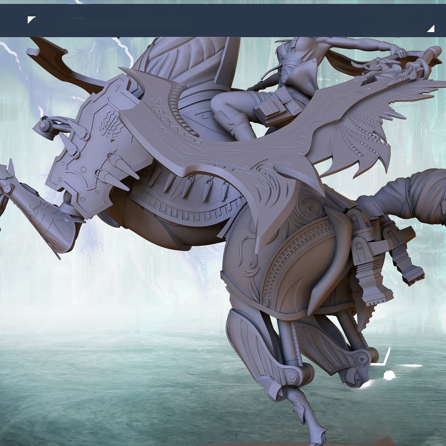 Lightning NSFW and Odin - Final Fantasy - STL 3D Print Files