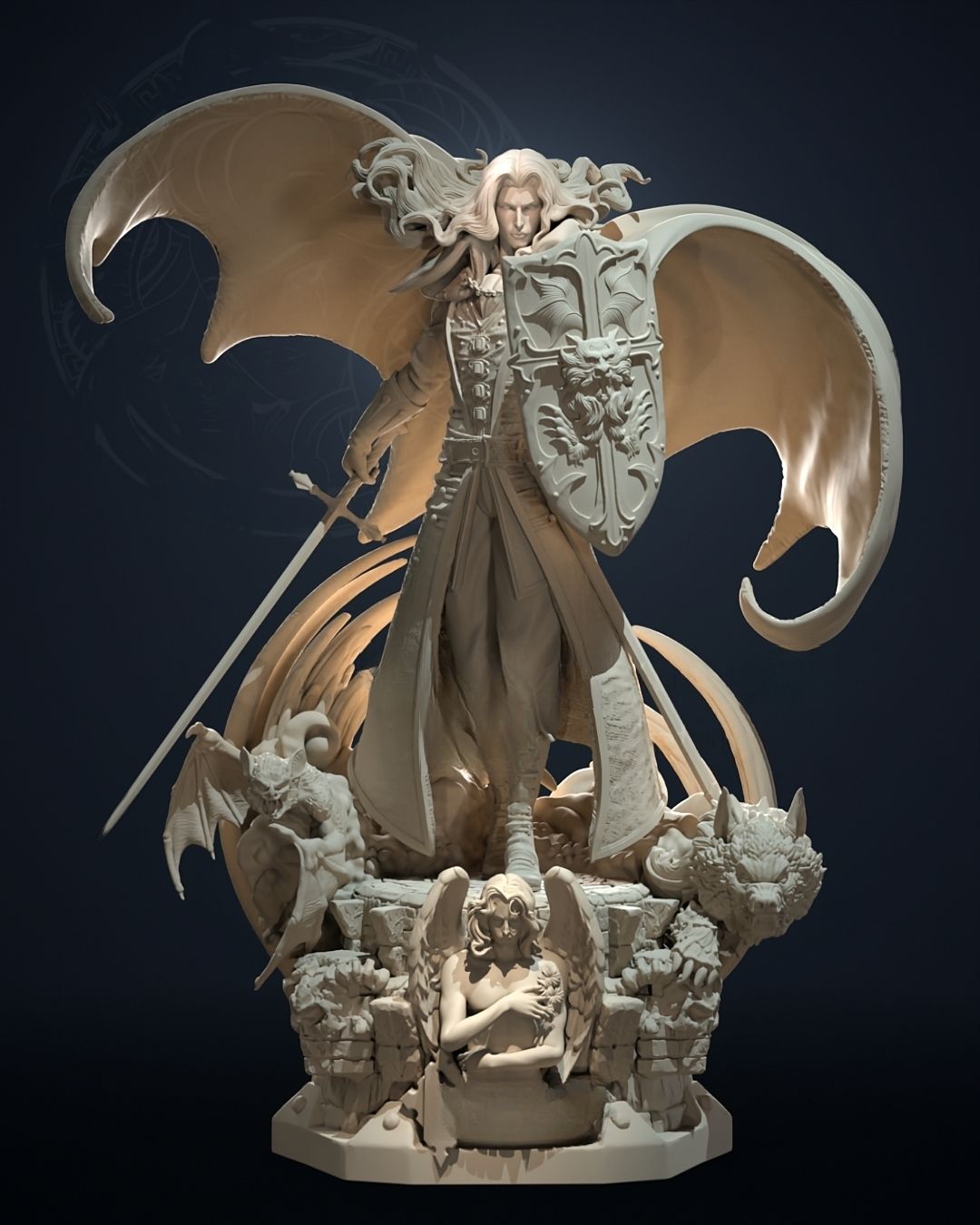1280 Alucard - Castlevania - STL 3D Print Files