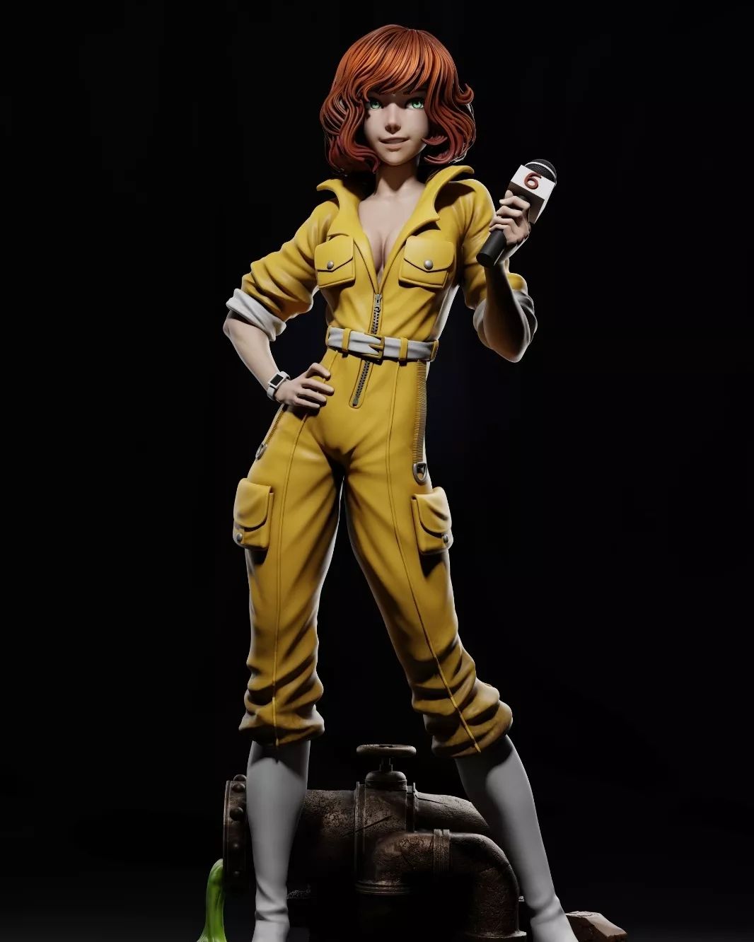 April O'Neil - Teenage Mutant Ninja Turtles - STL 3D Print Files