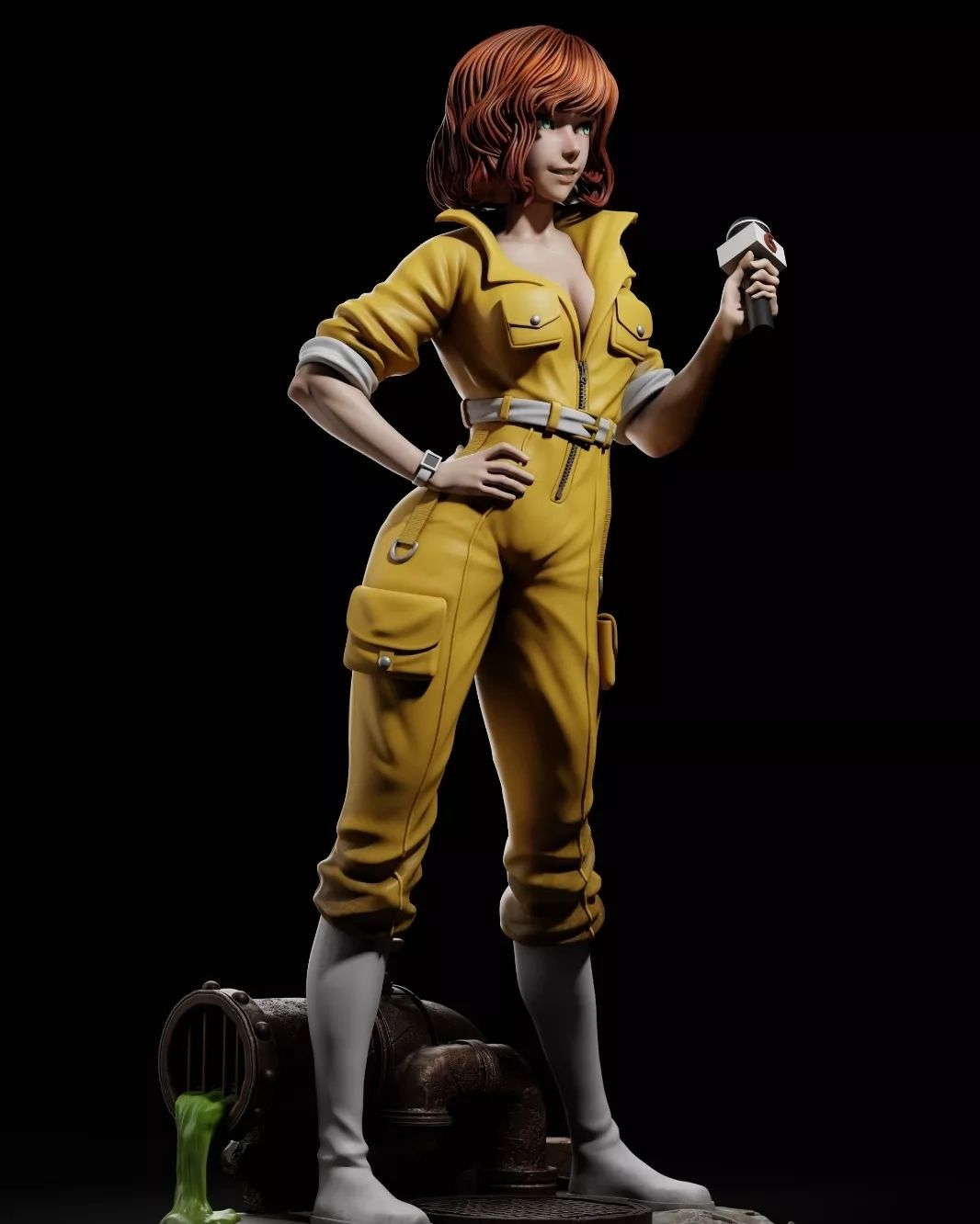 April O'Neil - Teenage Mutant Ninja Turtles - STL 3D Print Files