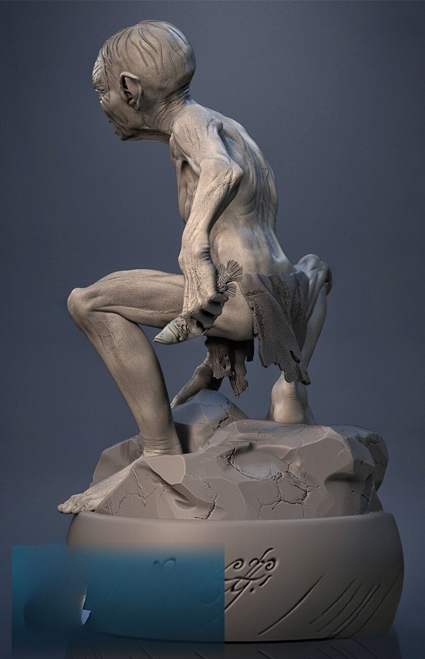 Gollum - The Lord of the Rings - STL 3D Print Files