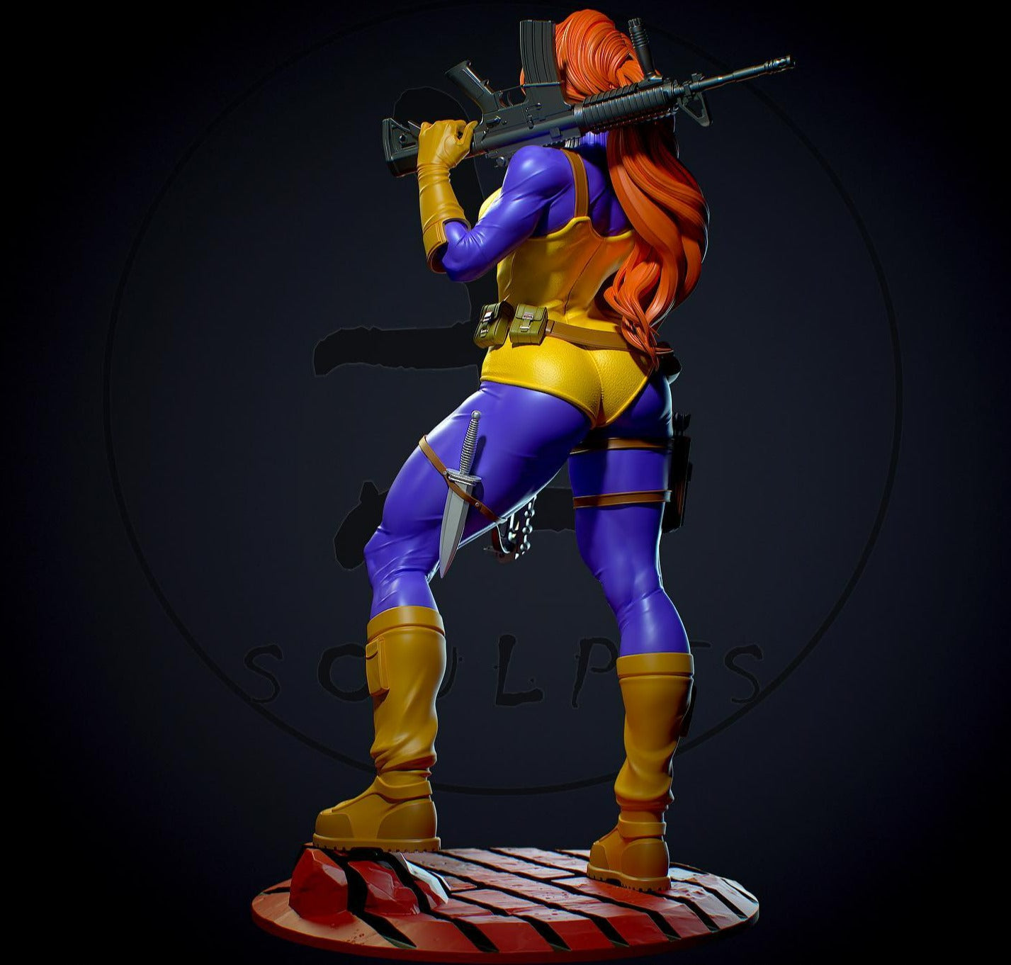 Scarlett NSFW - G.I. Joe - STL 3D Print Files