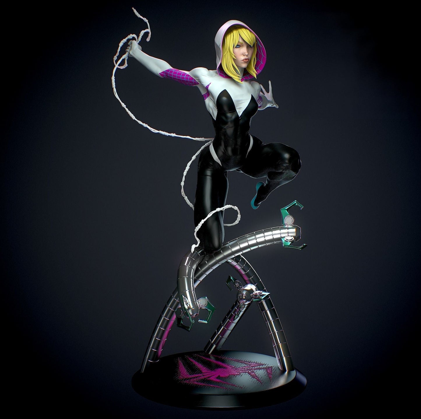 1427 Spider Gwen NSFW - STL 3D Print Files