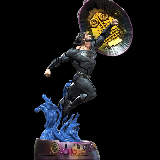 Superman Black Suit - DC Comics - STL 3D Print Files