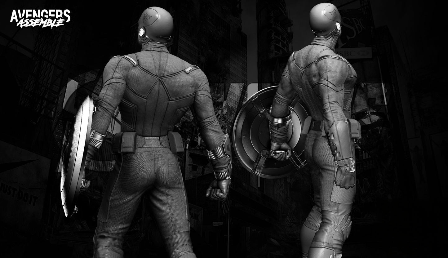 Captain America Avengers 2012 - STL 3D Print Files