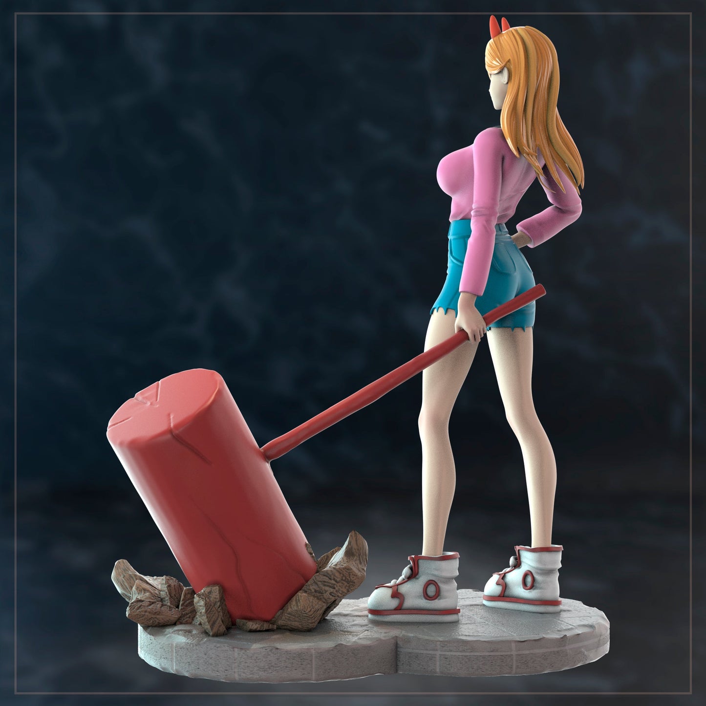 1297 Power NSFW - Chainsaw Man - STL 3D Print Files