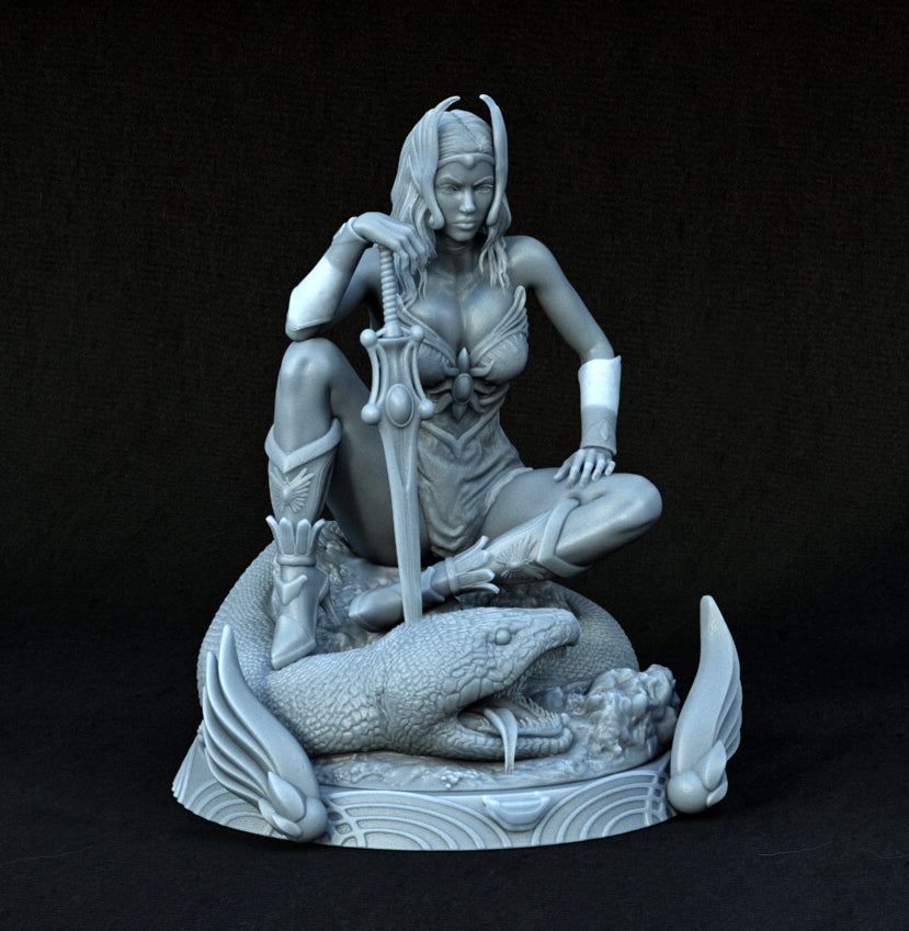 Warrior Woman NSFW - STL 3D Print Files