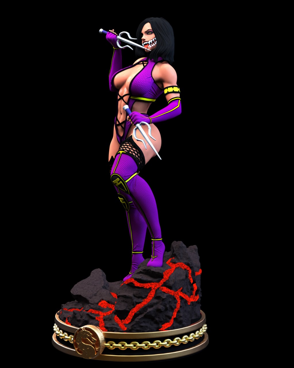 1610 Mileena NSFW - Mortal Kombat - STL 3D Print Files