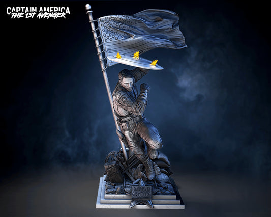 1329 Captain America - Marvel Comics - STL 3D Print Files