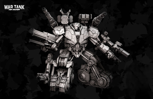 The War Tank - War Machine - STL 3D Print Files