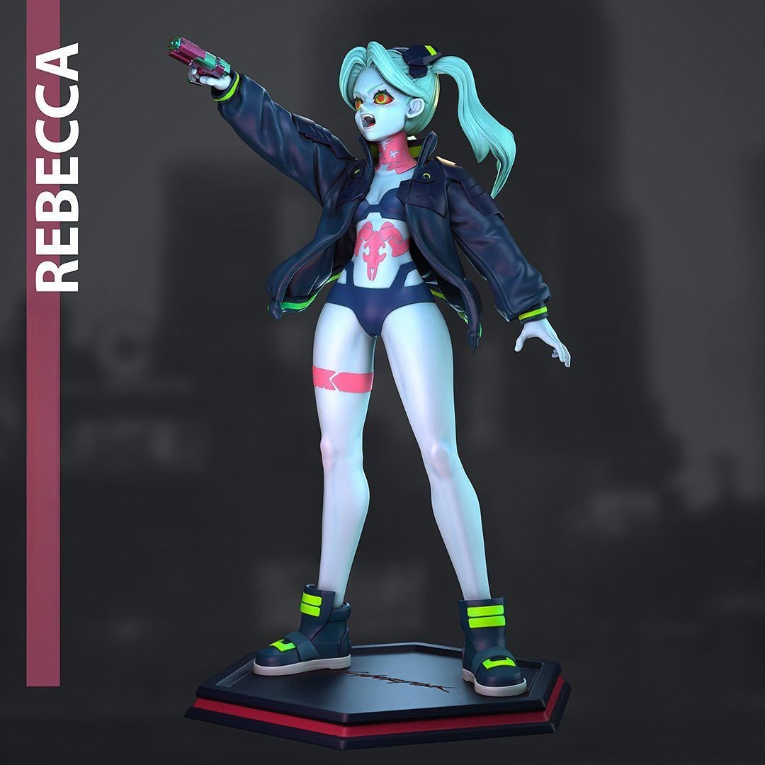 1240 Rebecca NSFW - Cyberpunk - STL 3D Print Files